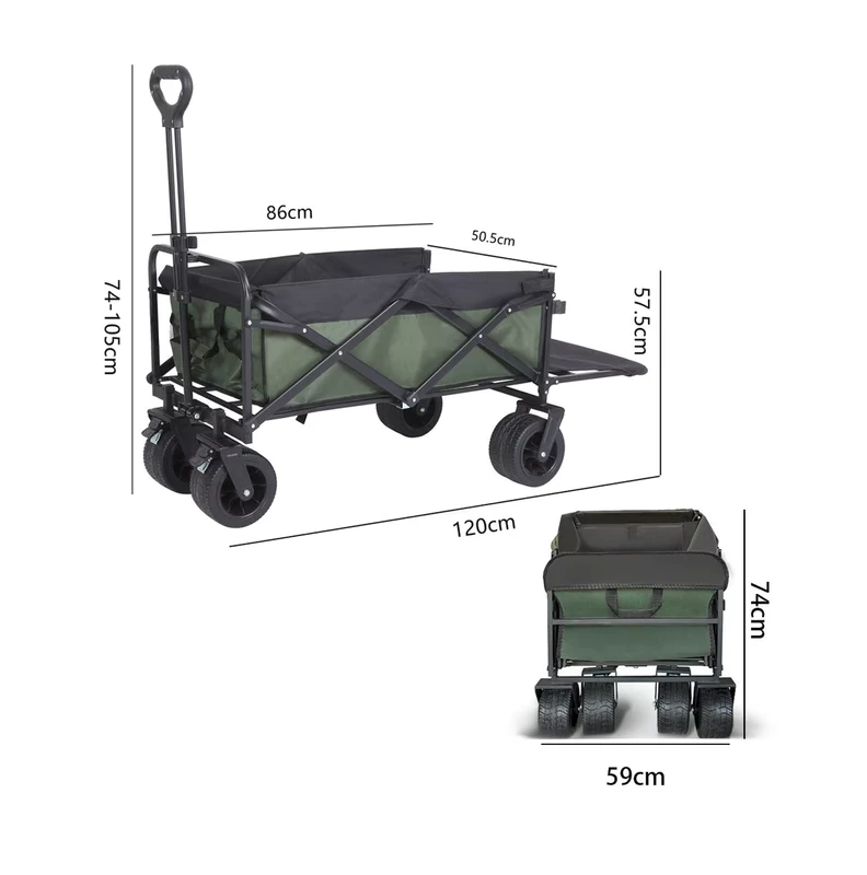 Heavy Duty Wagon Cart with Table for Commercial Industrial Warehouse Use Logistics Transport Delivery Shopping Trolleys Cart