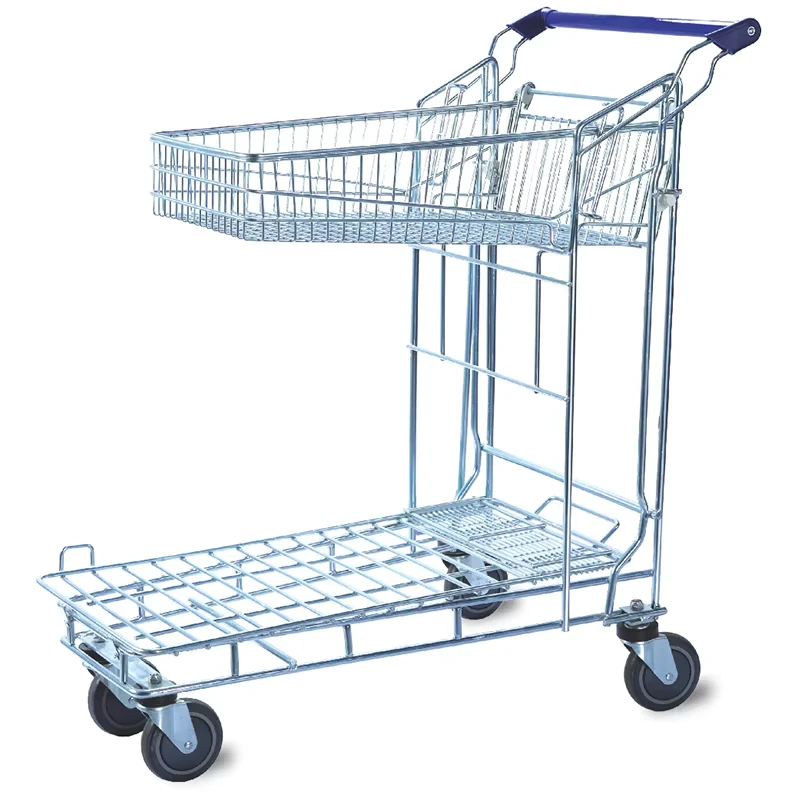 Heavy Duty Warehouse Cargo Trolley Cart