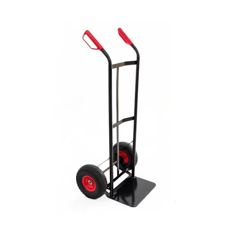 Heavy Duty Warehouse Industrial 200kg Capacity Wheel Steel Hand Truck Trolley