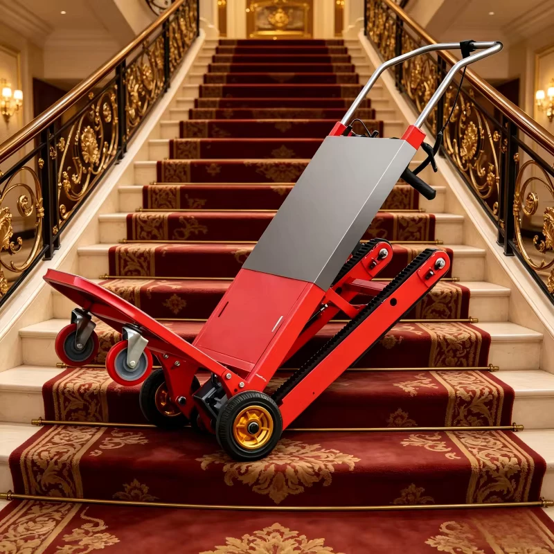 Heavy Load Capacity Electric Stair Climber Crawler Stair Climber 300Kg 48v Battery Crawler for Warehouses and Factories