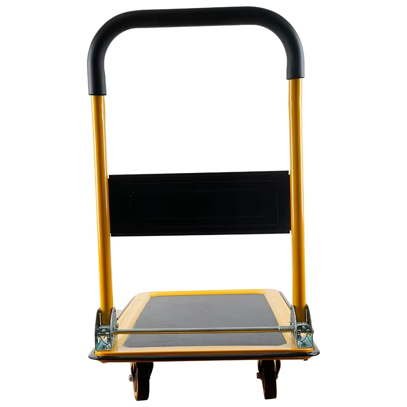 Heavy Loading Folding Cart Wagon Dolly Trailer Handtruck Trolley Folding Steel Platform Trolley