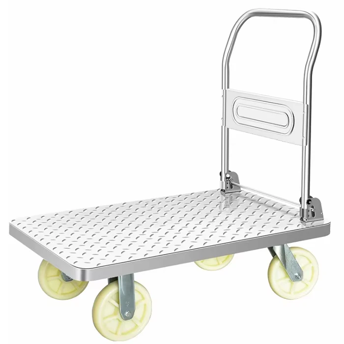 Heavy Platform Trolley Stainless Steel Folding Hand Trolley Price in Pakistan