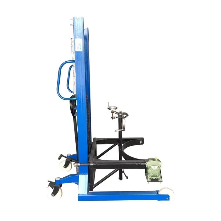 High Cost Performance Drum Carrier 360 Flip Tilt Scale Forklift Iron Plastic Oil Drum Transport Truck Electric Restaurant
