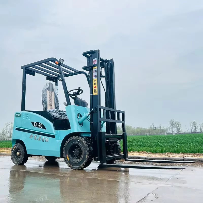 High Efficiency 60V Electric Forklifts 1 2 3 Ton Reach Trucks Portable Pallet Trucks with 700kg Capacity and 3m Lifting Height