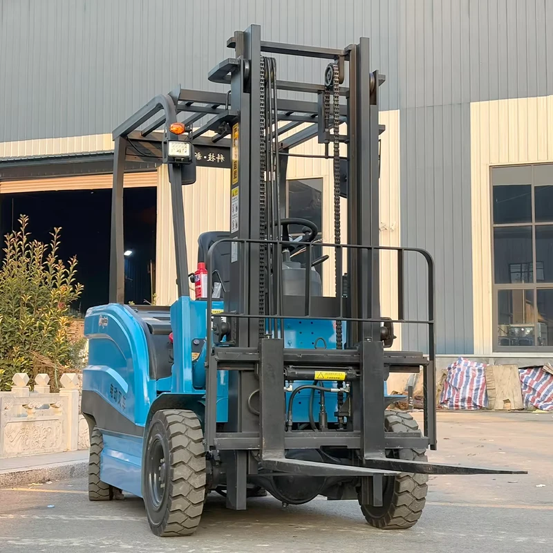 High Efficiency Electric Forklifts Triplex Stage Mast Electric Forklift 2.5 Ton 3 Ton Electric Forklift