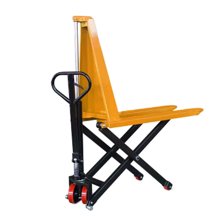 High Lift Hydraulic Pallet Jack 1.5ton Hand Operated Adjustable Pallet Truck JF 550 800mm Lifting Height