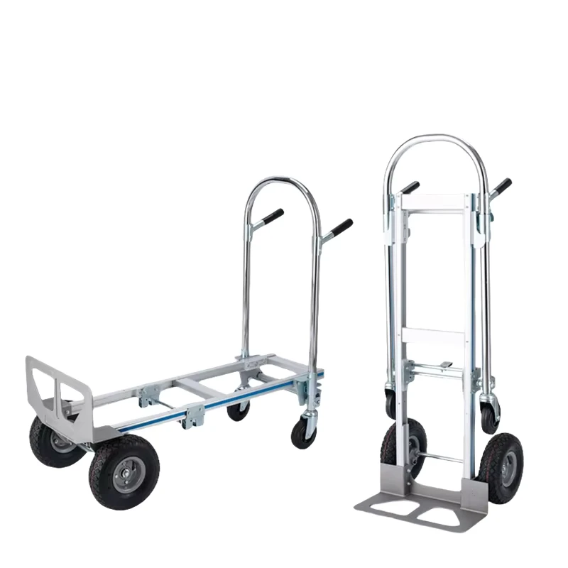 High Load Capacity Aluminum Transfer Material Fold Household Shaft Trolley Workshop Power Electric Box Set New Tool Set Trolley