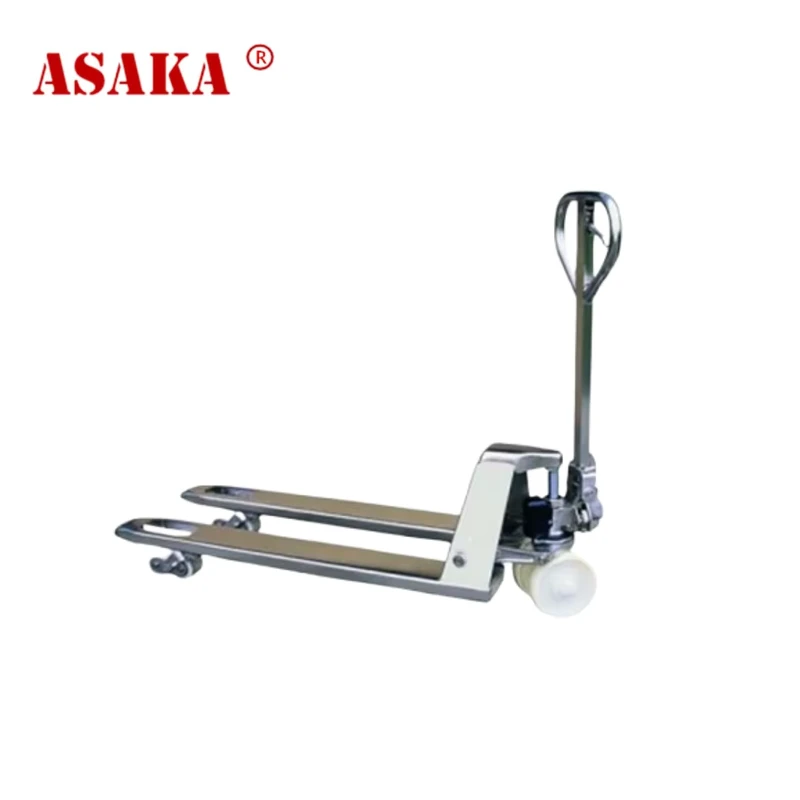 High Quality 2500kg Stainless Steel Manual Pallet Truck for Warehouse Handling