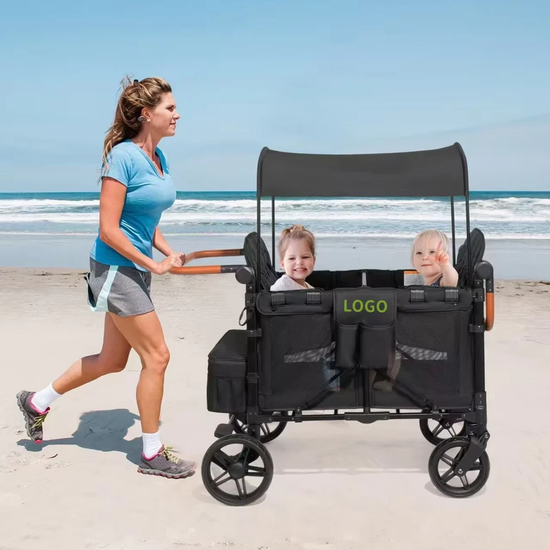 High Quality Baby Strollers with Bandwidth Footrest for All Day Comfort and Leg Support for Camping Strollers