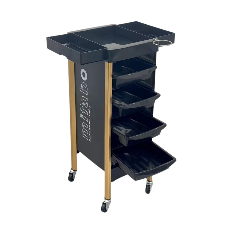 High Quality Barber Shop Cart Salon Trolley Hair Cart Four Drawers Hairdressing Tools for Hair Salons Beauty Salon