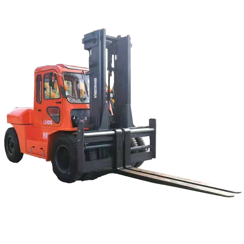 High Quality Durable Diesel Forklift 10ton FD100 in China Manual Hydraulic Forklift