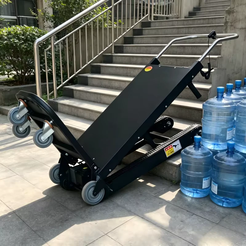 High Quality Heavy Duty Electric Climbing Trolley Electric Stair Climber Dolly Cart Hand Truck Trolley