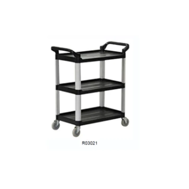 High Quality Lightweight Steel Metal Service Cart Box Tool Hand Trolley With Handle