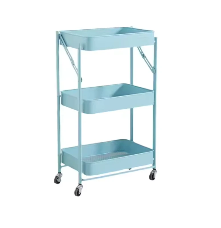 High Quality Metal Folding Storage Racks Trolley Storage Holders & Racks