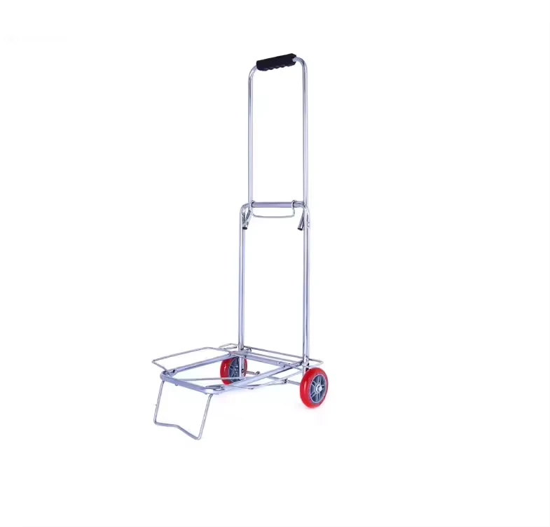 High Quality Multifunctional 3 Section Aluminium Portable Loading 160 Lbs Telescopic Folding Hand Trolley Cart