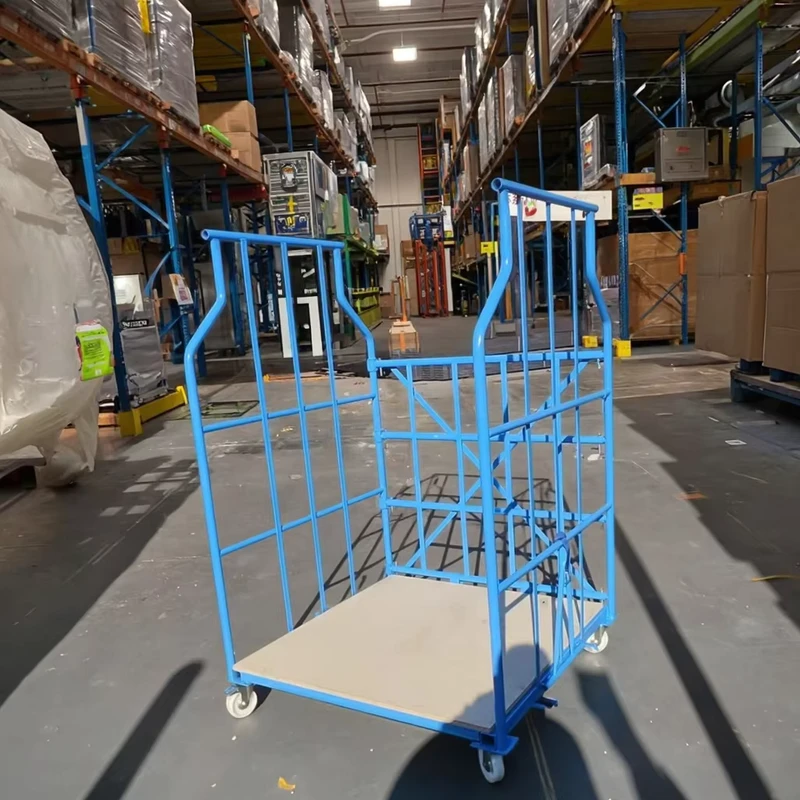 High Quality Powder Coated Portable Movable CollapsibleStorage Furniture Roll Container
