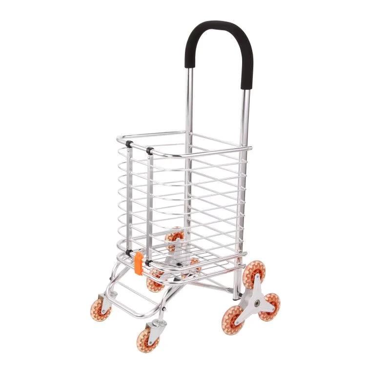 High Quality Shopping Trolleys Carts Foldable Climbing Wheel Style Aluminum Alloy Material