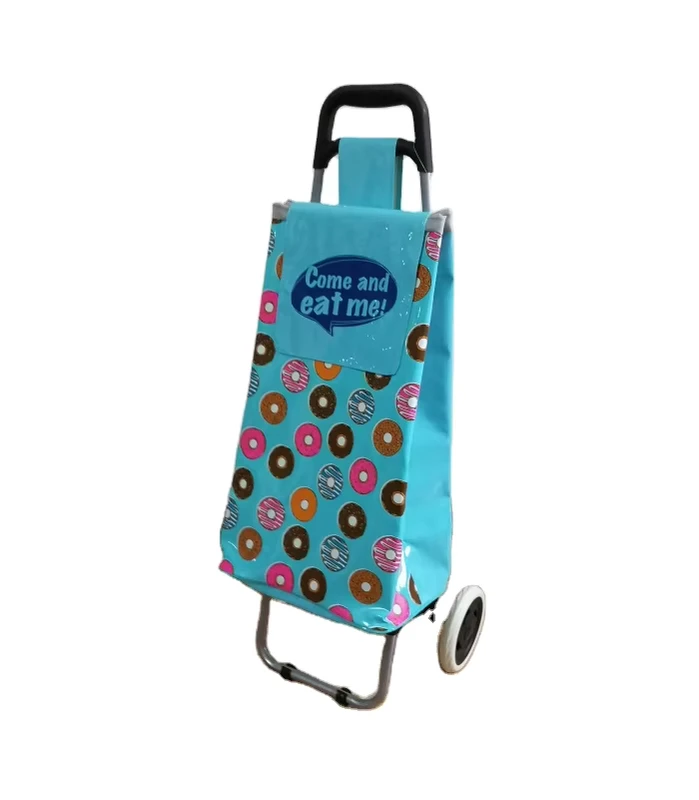 High Quality Small Foldable Shopping Trolleys for Fashion Supermarkets Promotional Fashion Carts