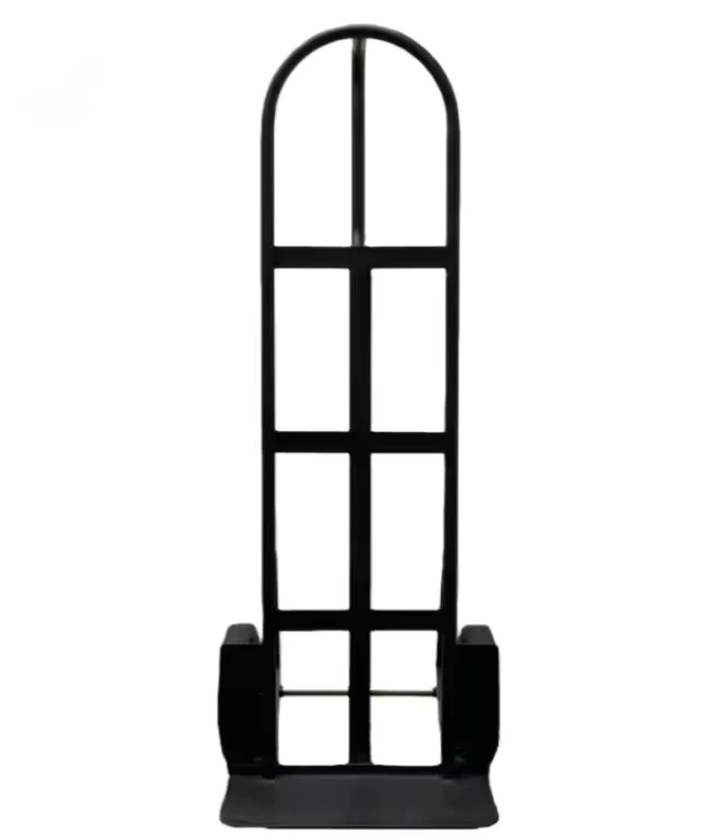 High Quality Steel Platform Solid Rubber Wheel Hand Trolley & Tool Cart for Industrial Shopping and Transportation
