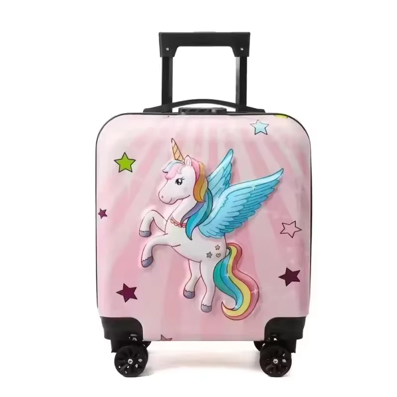 High Quality and Durable 16 Inch ABS Children’s Trolley case Lightweight and Cute Cartoon Children’s Suitcase High Quality case