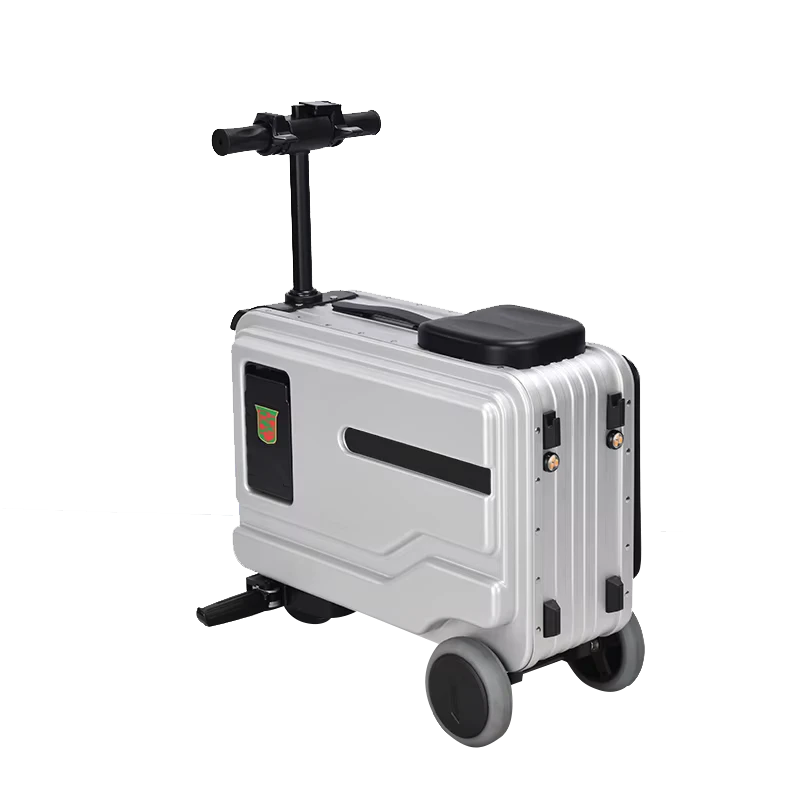 High end 20 inch Aluminum Alloy Suitcase Fixed Casters Waterproof Anti Theft Lightweight Soft Handle Modern Design Lock Pc