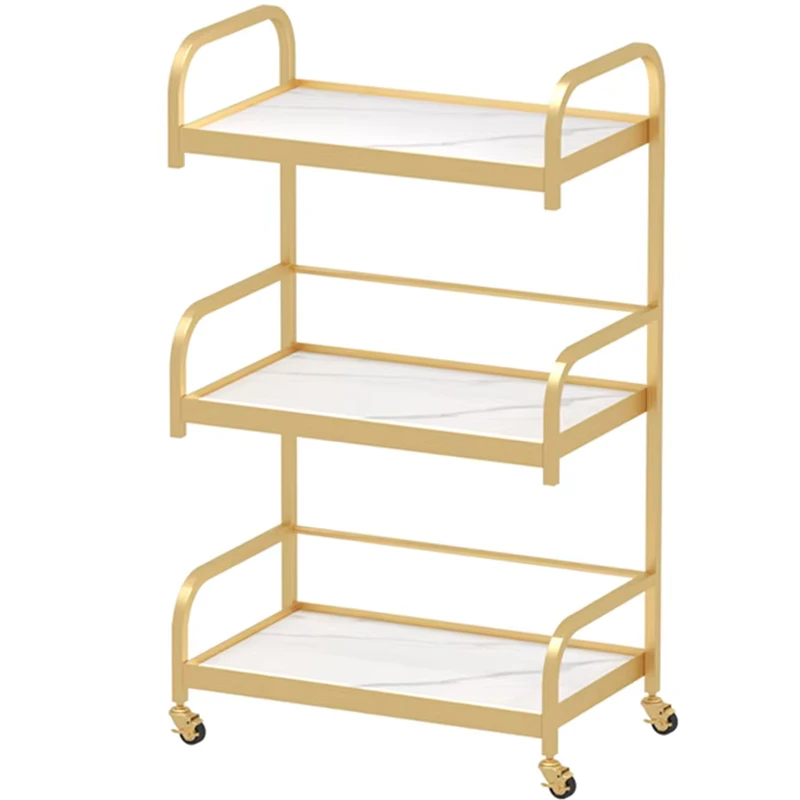 High end Beauty Trolley Beauty Salon Dedicated Manicure Beauty Eyelashes Skin Care Shelf Foot Bath for Barber Shop Trolley