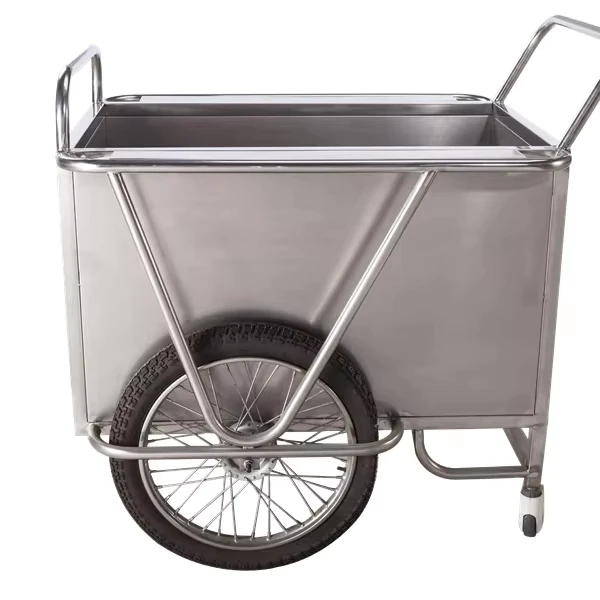 Hochey Medical Medical Delivery Cart Hospital Furniture Delivery Trolley Stainless Steel Laundry RV
