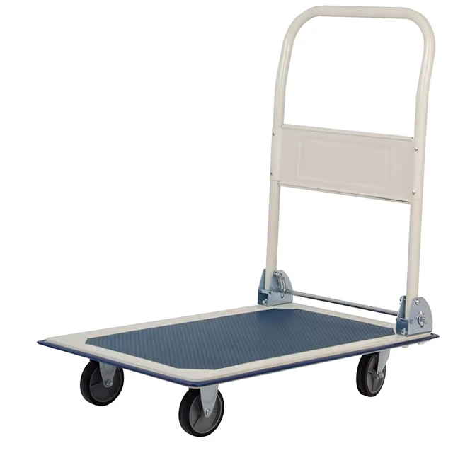Home Office Steel Platform Hand Truck 150kg Capacity Platform Hand Cart Trolley