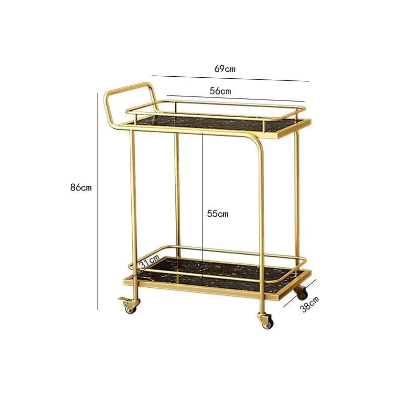 Home Storage Trolley Frame Suitable for Restaurant and Hotel Mobile Delivery Trolleys Space saving Rollable Trolley