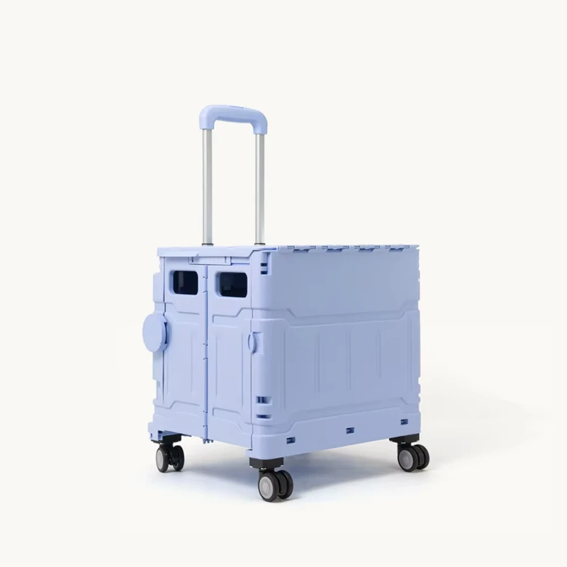 Home Travel Supermarket Store Hand Carts Trolleys Utility Carts Camping Car Portable Foldable Shopping Cart Shopping Trolley