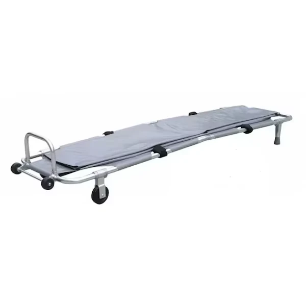 Hospital Dead Body Transport Folding Funeral Coffin Stretcher Trolley