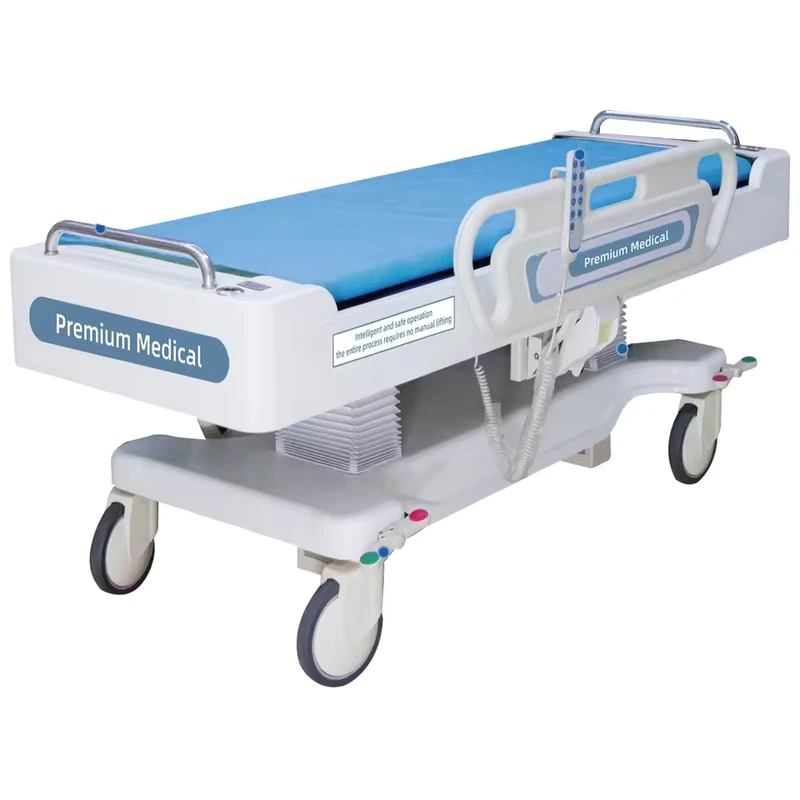 Hospital Emergency Equipment Patient Electric Patient Transfer Trolley Patient Stretcher Electric Rehabilitation Transfer Bed