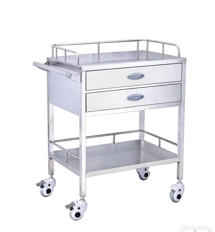 Hospital Emergency Storage Trolley for Doctors