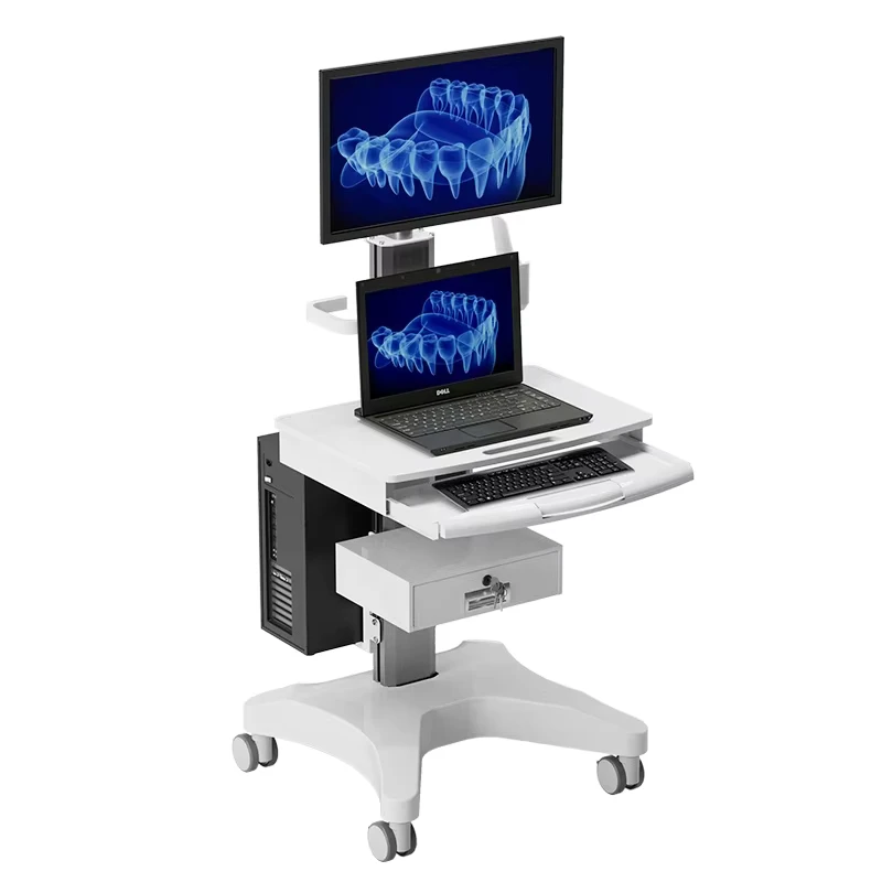 Hospital Furniture Medical Cart With Cabinet Multi-function Crash Trolley Office Workstation