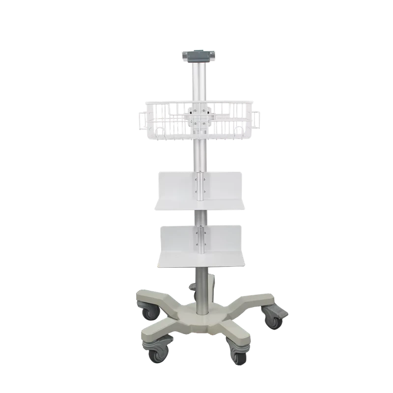 Hospital Medical Metal Caster Wheel Trolley Cart