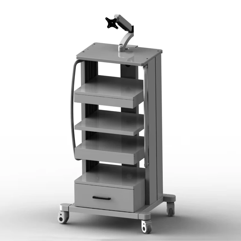 Hospital OEM ODM Trolley Cart for Medical Endoscope