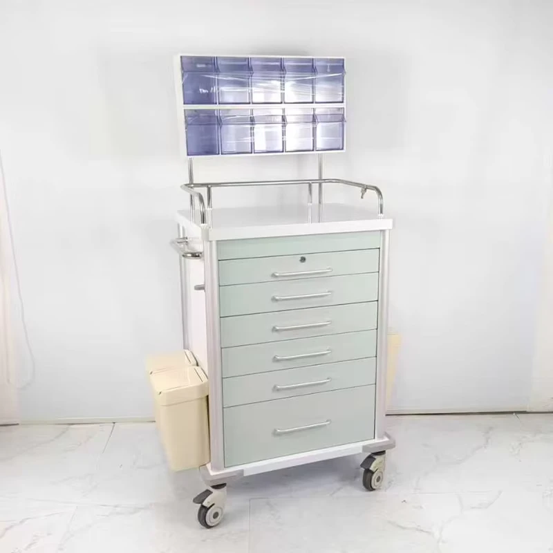 Hospital Patient Trolley Hospital Emergency Trolleys Medical Carts Emergency Medicine Anesthesia Trolley Cart