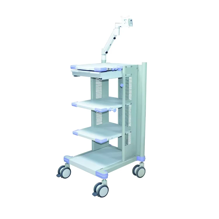 Hospital Standard ABS Medical Metal Trolley Cart Hospital Trolley Cart