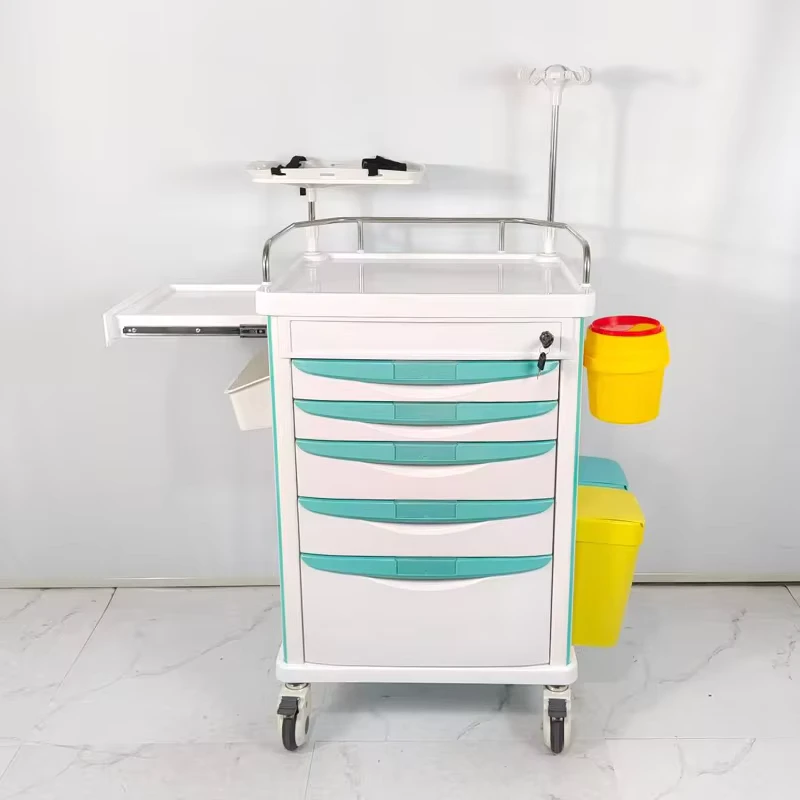 Hospital Trolley Cart Medical Nursing Medicine Dispensing Car Trolley Hospital Furniture Use