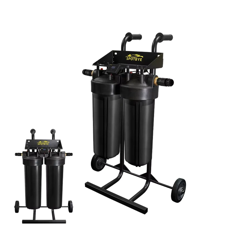 Hot Pure Water System Spotless Car Wash Trolley Window Cleaning Car Washing Filter DI Deionized Water System