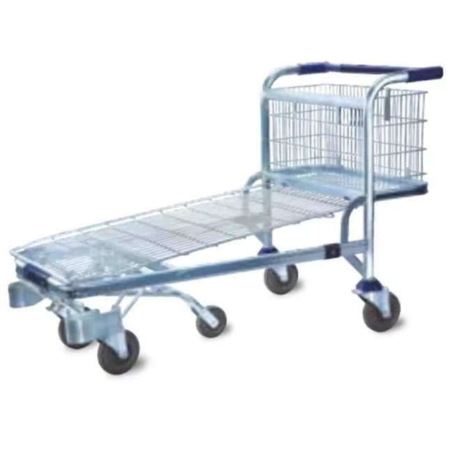 Hot Selling Folding Hand Cart Platform Trolley for Supermarket Grocery Store Warehouse