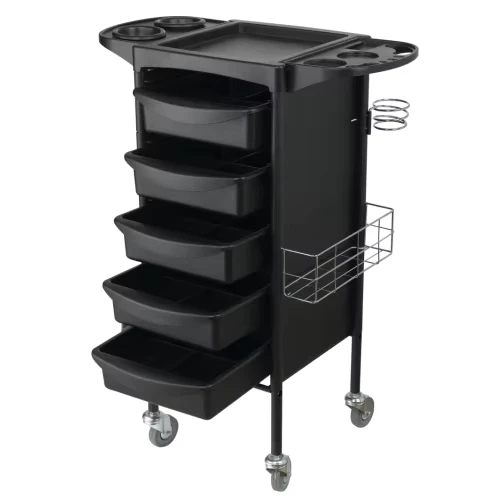 Hot Selling Modern Design ABS Standing Trolley for Hair Styling Tools Portable Beauty Salon Equipment From Europe
