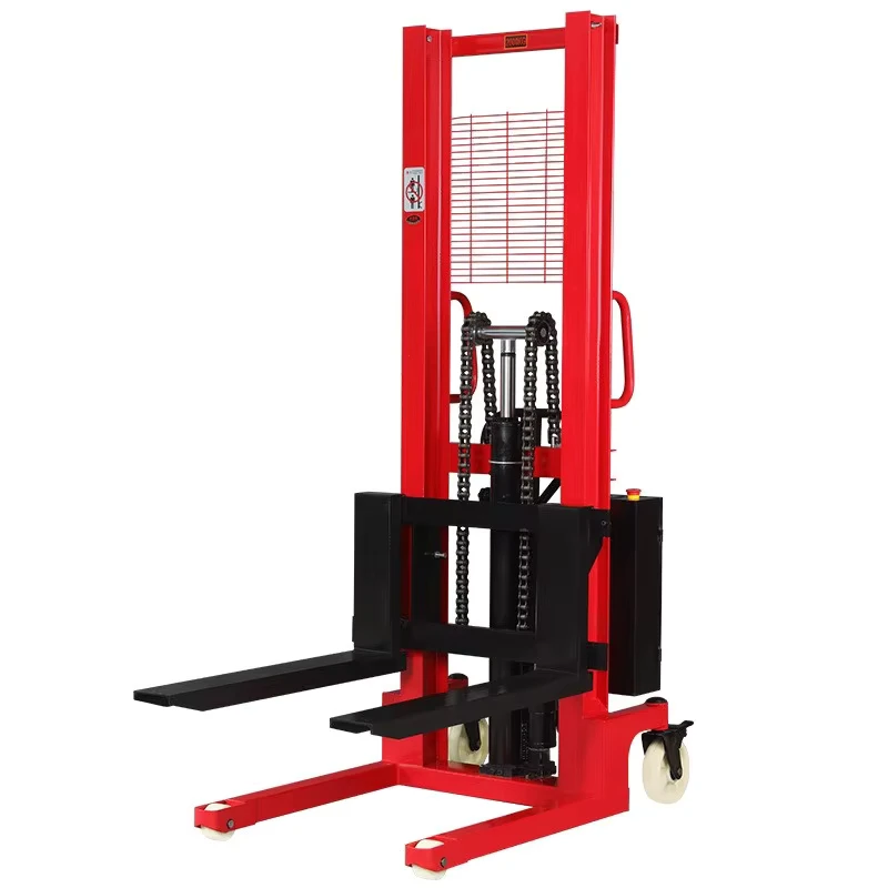 Hot selling Manual Pallet Lifter High Quality Warehouse Capacity Workshop Pallet Stacker Manually Operated Forklift Stacker