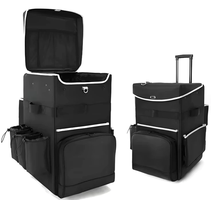 Hotel Multifunctional Utility Service Hand Carts Housekeeping Cleaning Maid Servicing Trolley Cart