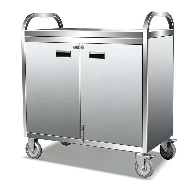 Hotel Restaurant Stainless Steel Removable Serving Trolley Food Catering Service Carry Cart China