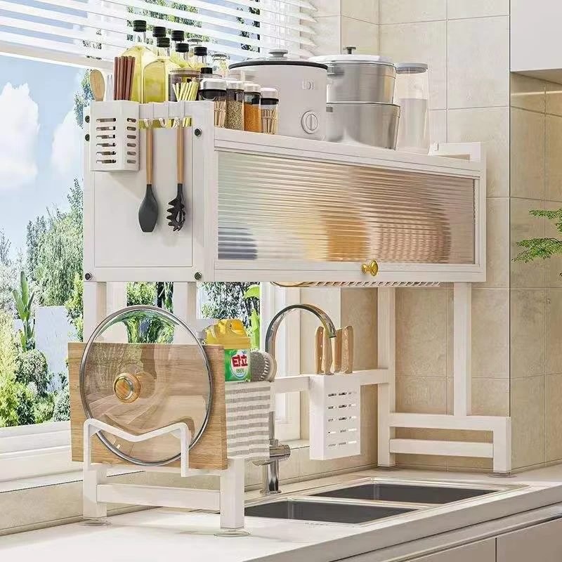 Household Food Storage Trolley Standing Type High Quality Kitchen Storage Organizer Rack