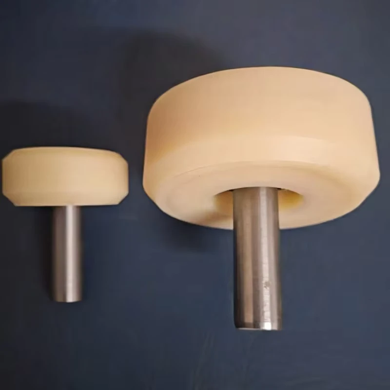 Household Nylon Roller Abrasion Resistant Rubber Wheel Brake Plate Fitting for Trolleys Roll Cage Containers Carts