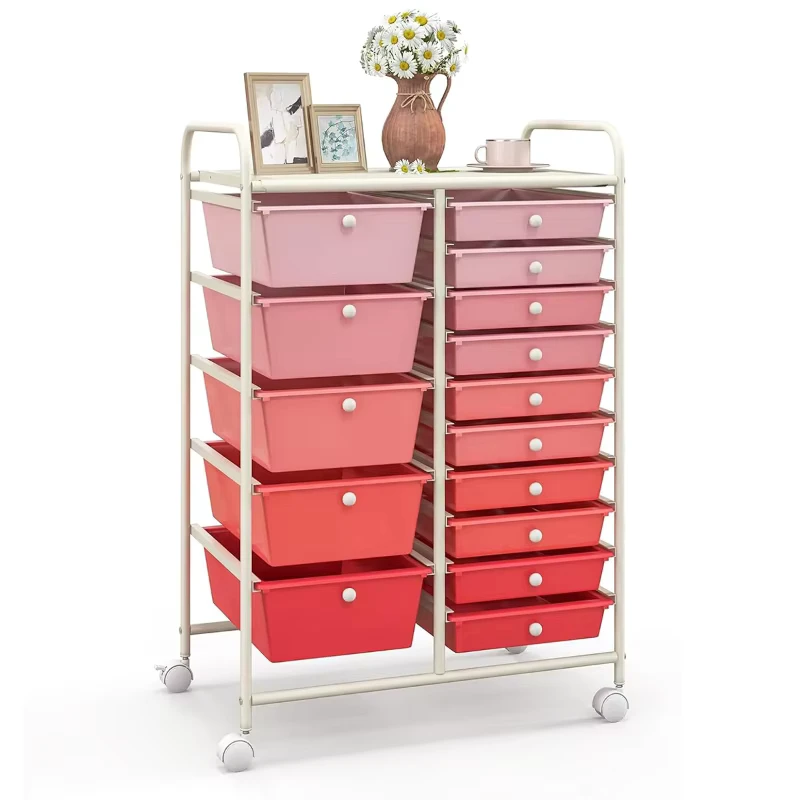 Household Organizer with Wheels Multi Layers Storage Cart Organizer Cart Kitchen Storage Kitchen Trolley