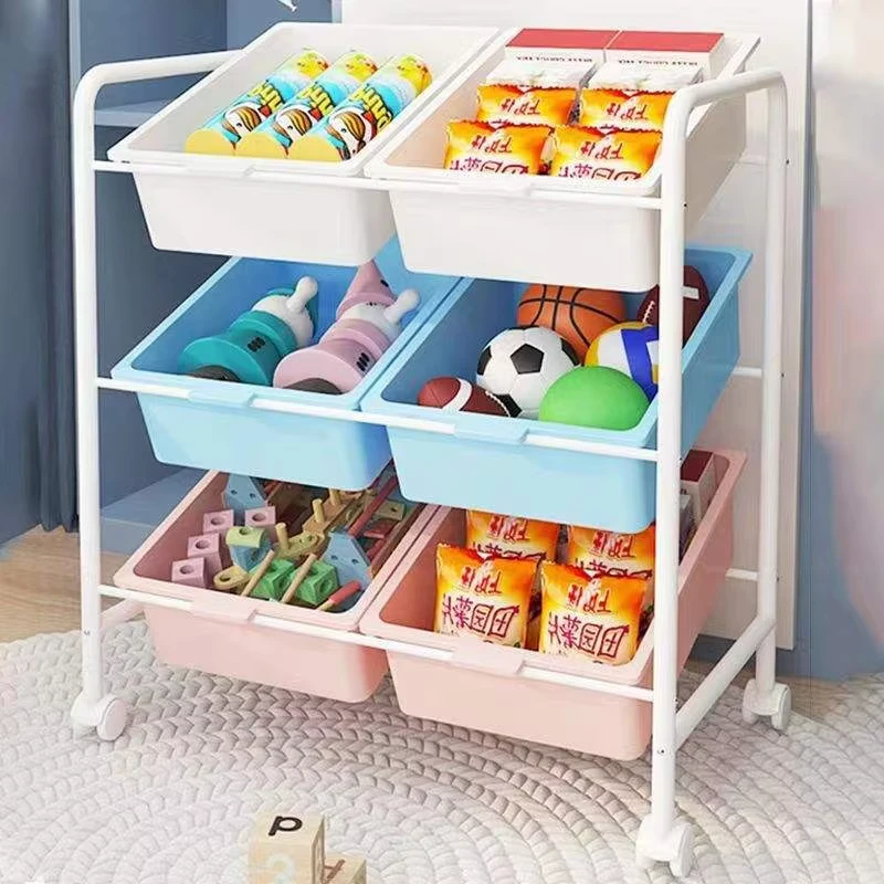Household Storage Taiwan Manufacturer Office Trolley PP Plastic Drawer Organizer for Toys