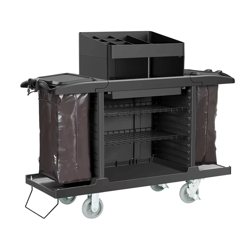 Housekeeping Cart Service Janitor Cart for Cleaning Equipment 05116